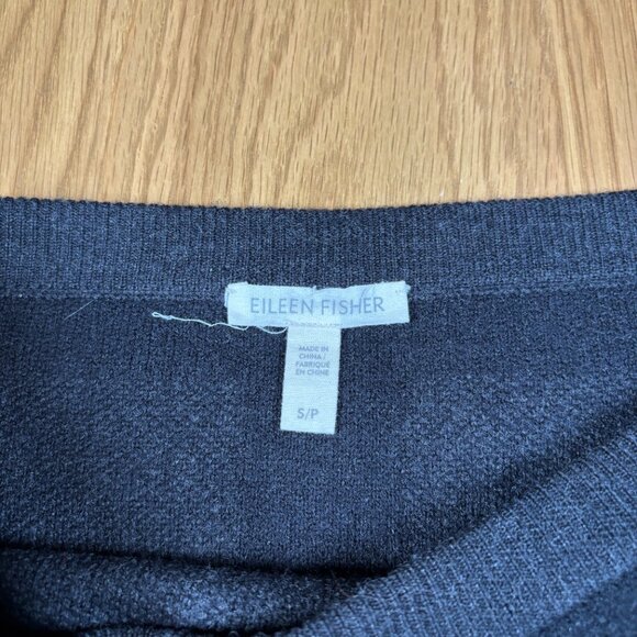 Eileen Fisher Merino Wool Windowpane Knit Pencil Skirt Gray – Women’s S - Picture 4 of 6